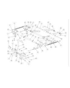 Lift Assembly Diagram and Parts List for M72-GN (53AB5FEZ750-28-HP)(2004) Cub Cadet Lawn Tractor